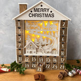 Wooden Luxury Truffle Chocolate Advent Calendar
