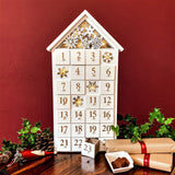 White Luxury Chocolate Wooden Advent Calendar